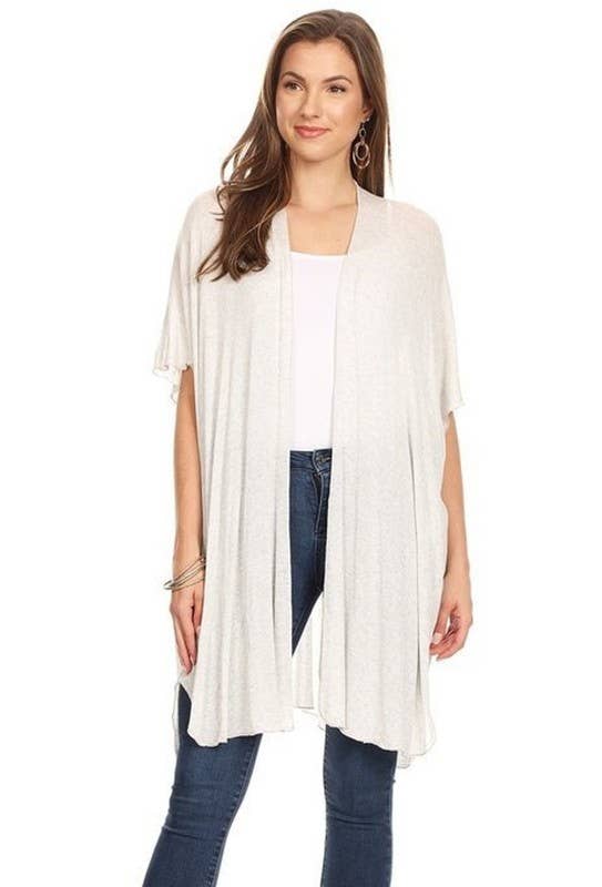 A3212C-2 - Lightweight Solid Kimono A3212C-2 - Lightweight Solid Kimono