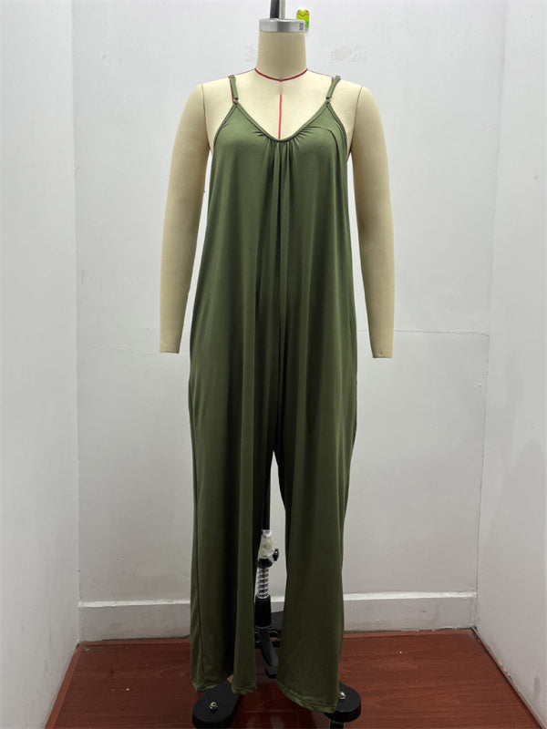 Women's Solid Color Hot Short Jumpsuit Women's Solid Color Hot Short Jumpsuit