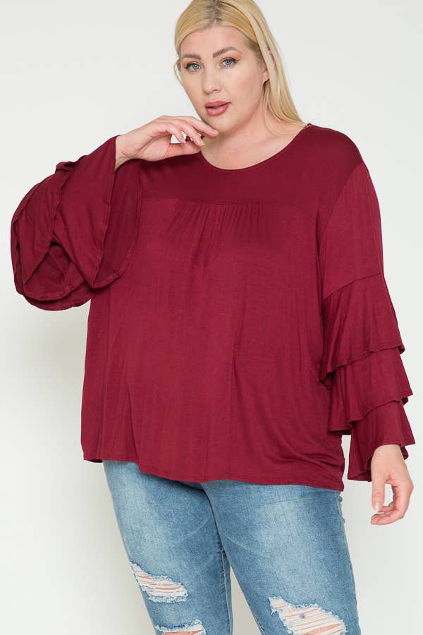 Plus Size Fall Holiday Blouse