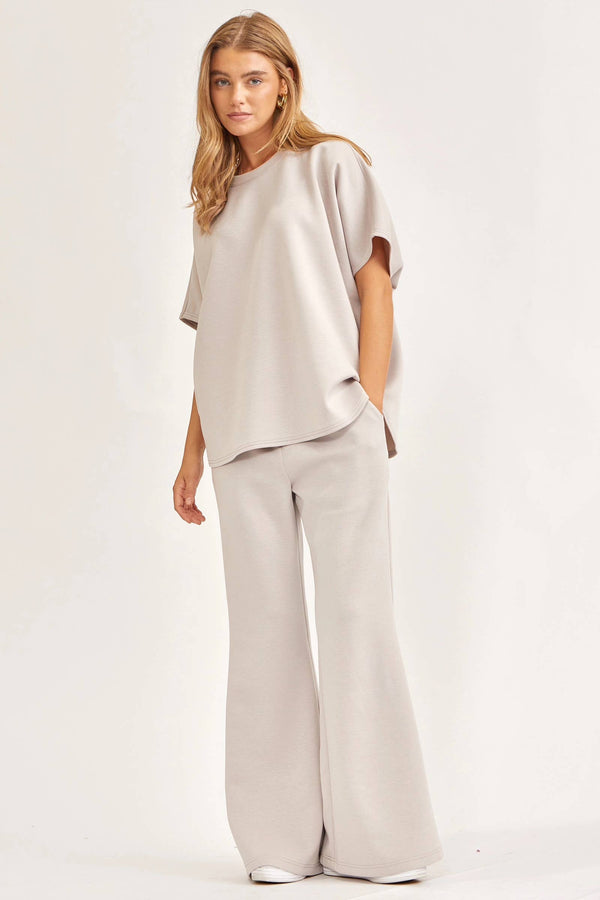 Poncho Top + Bell Bottom Modal Set TRVSET-PARIS