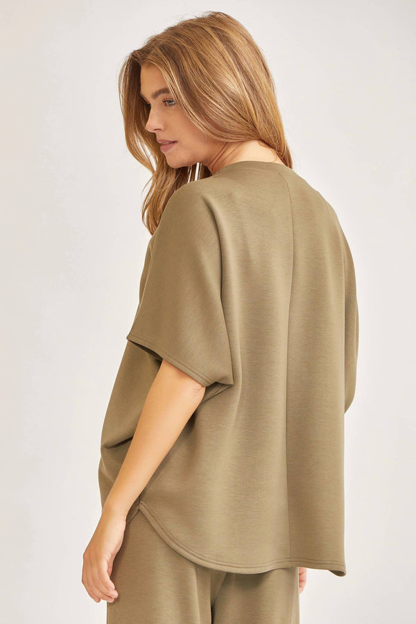 Poncho Top + Bell Bottom Modal Set TRVSET-PARIS