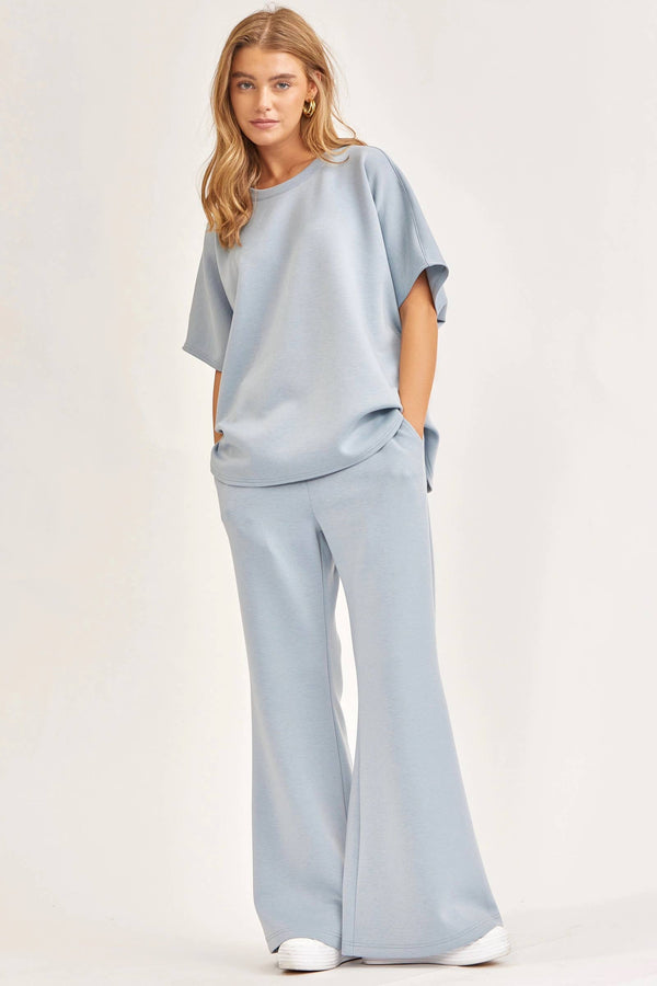 Poncho Top + Bell Bottom Modal Set TRVSET-PARIS