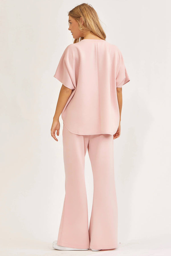 Poncho Top + Bell Bottom Modal Set TRVSET-PARIS