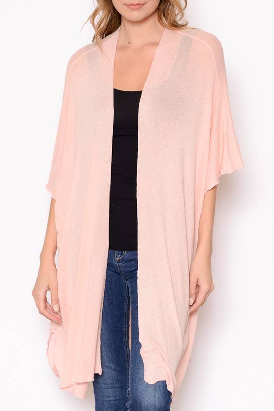 A3212C-2 - Lightweight Solid Kimono