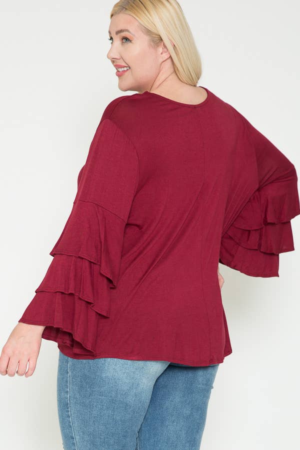 Plus Size Fall Holiday Blouse