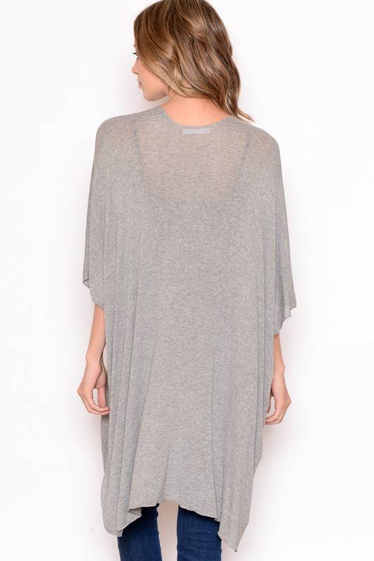 A3212C-2 - Lightweight Solid Kimono