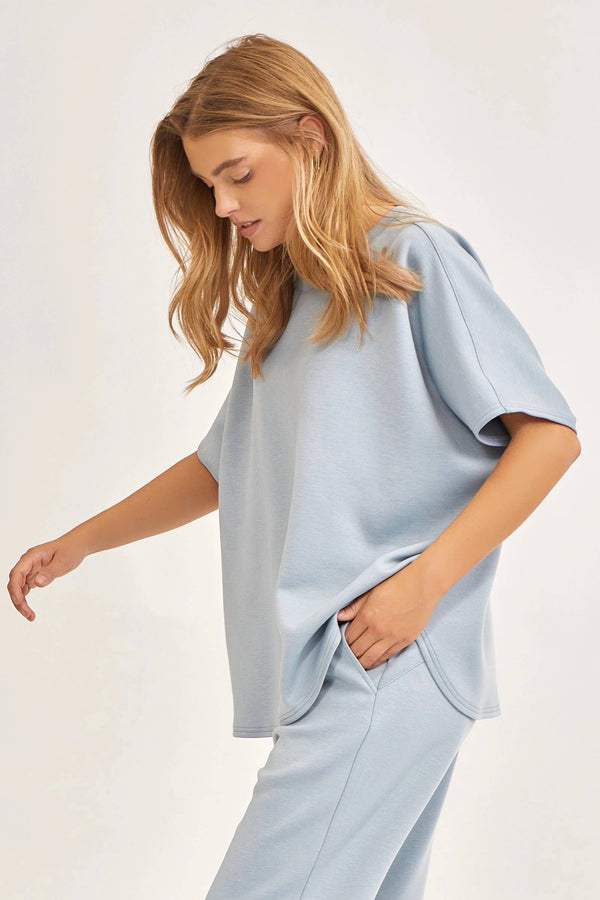 Poncho Top + Bell Bottom Modal Set TRVSET-PARIS