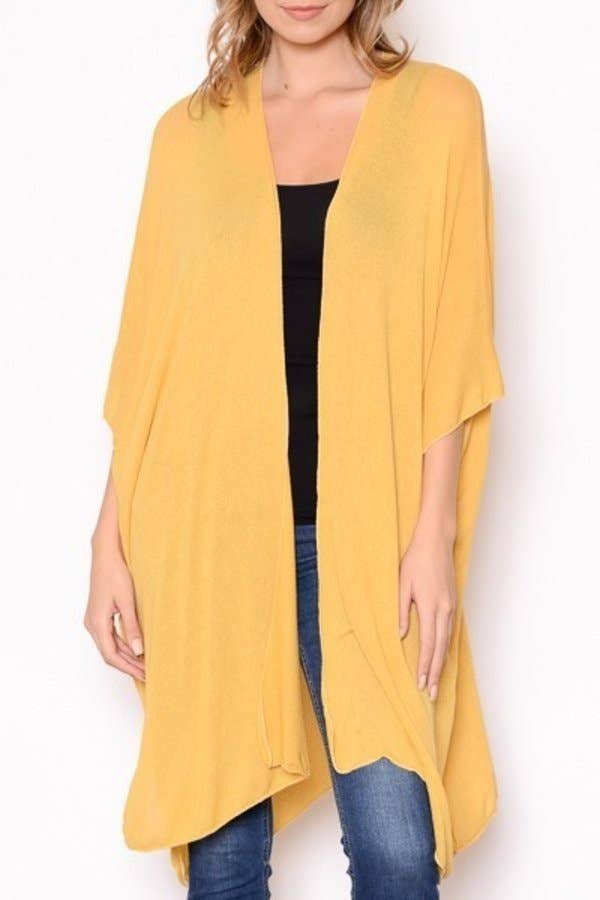 A3212C-2 - Lightweight Solid Kimono