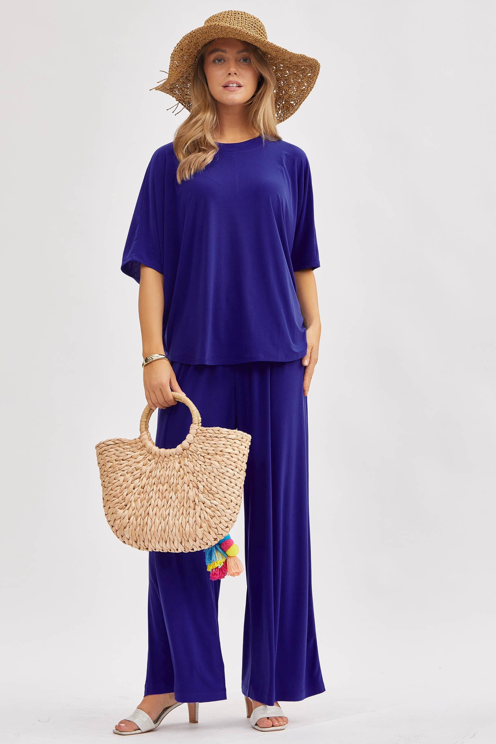 Flowy Top + Wide Leg Set TRVSET-COASTAL