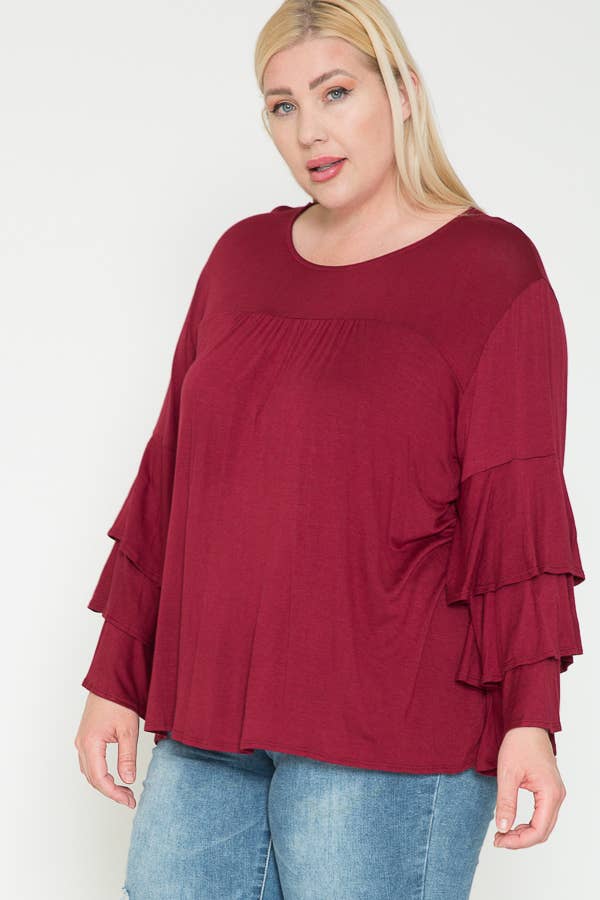 Plus Size Fall Holiday Blouse