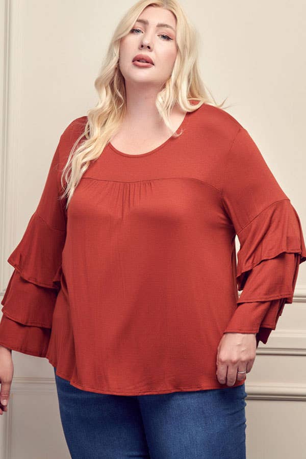 Plus Size Fall Holiday Blouse