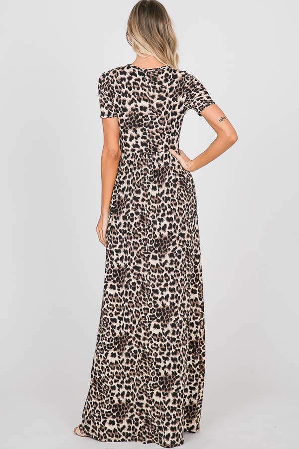 SD1020-50 ANIMAL MAXI DRESS