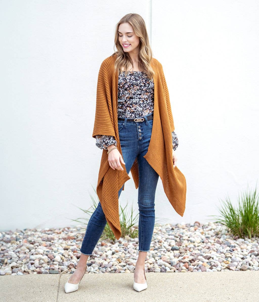 Allthreads Heritage Sweater Wrap Open Stock