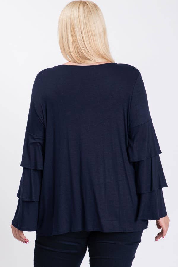 Plus Size Fall Holiday Blouse