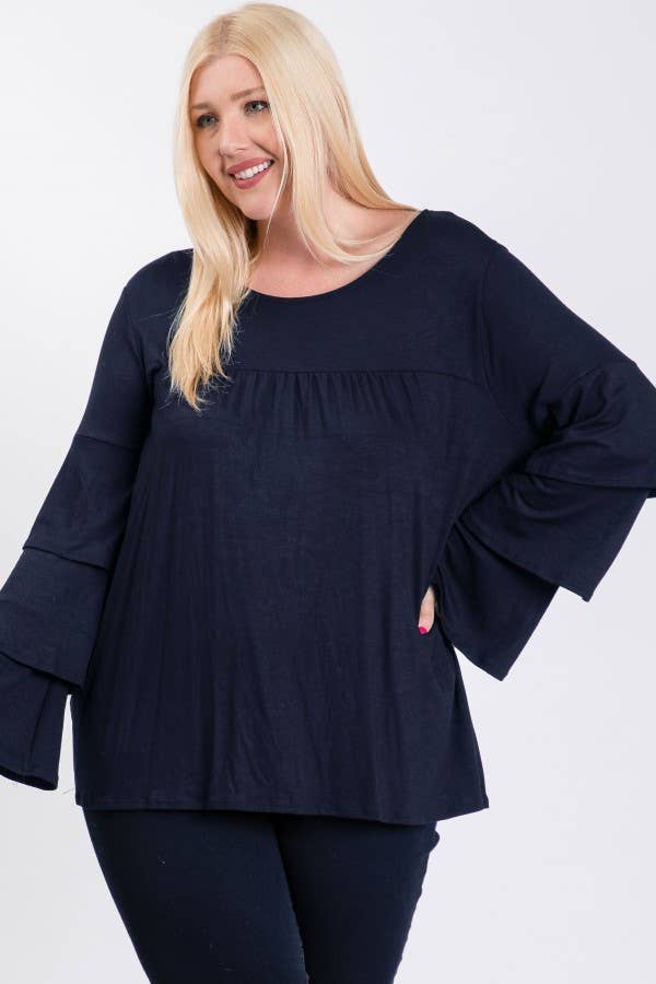 Plus Size Fall Holiday Blouse