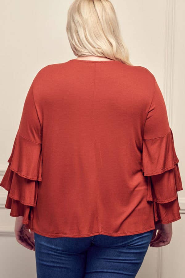 Plus Size Fall Holiday Blouse