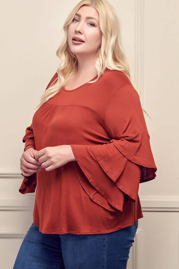 Plus Size Fall Holiday Blouse