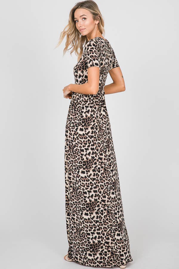 SD1020-50 ANIMAL MAXI DRESS