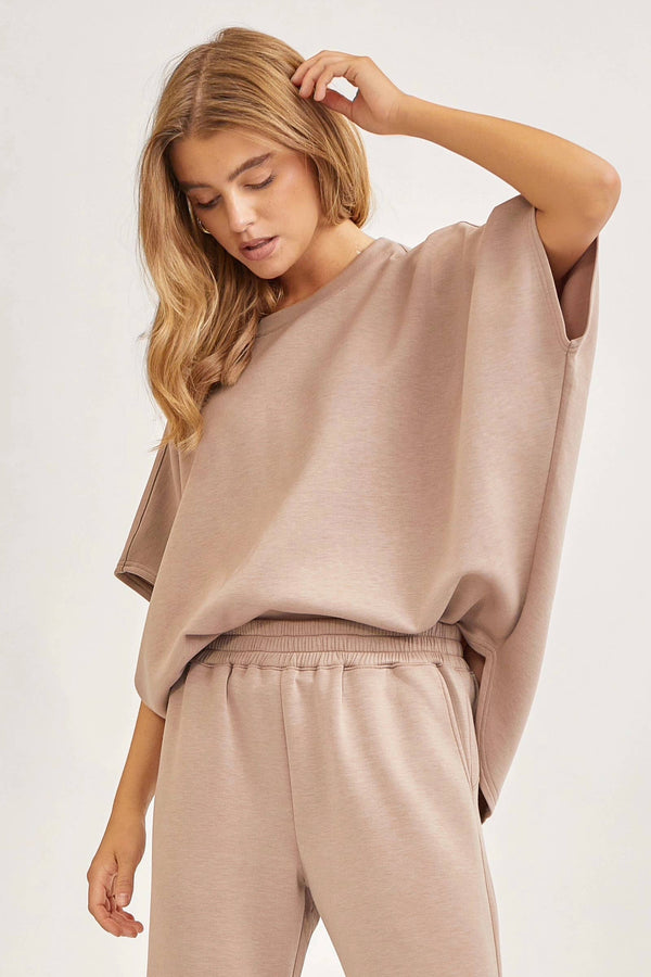 Poncho Top + Bell Bottom Modal Set TRVSET-PARIS