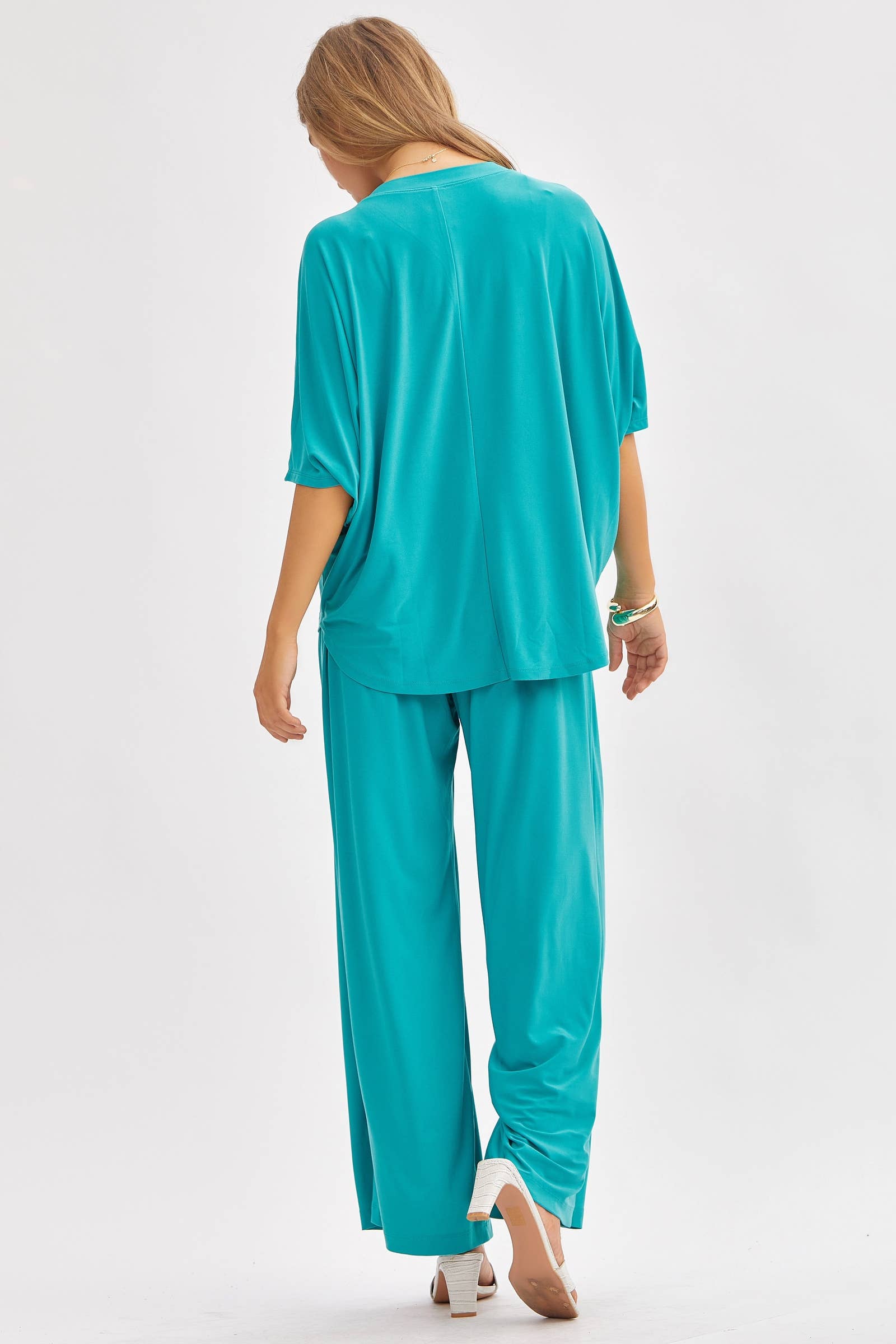 Flowy Top + Wide Leg Set TRVSET-COASTAL