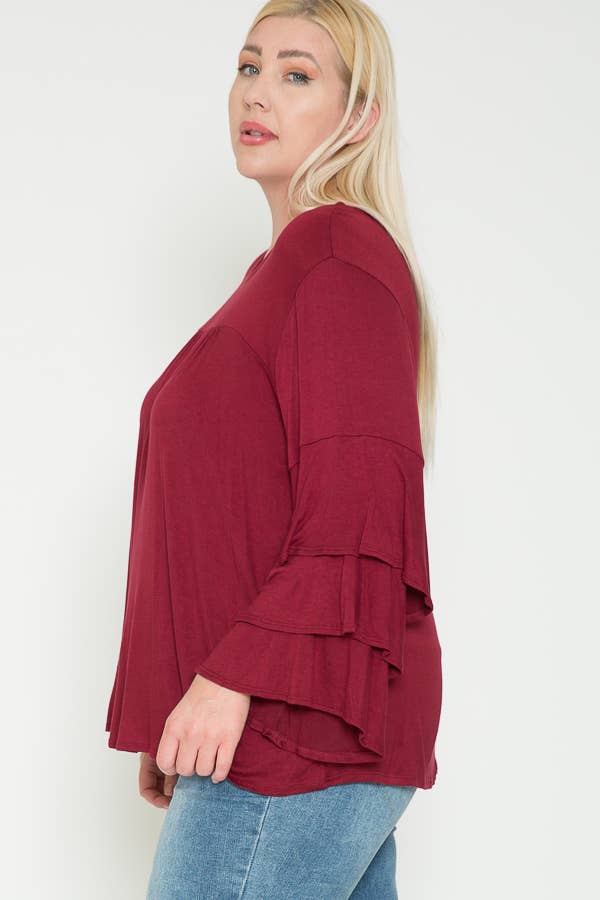 Plus Size Fall Holiday Blouse