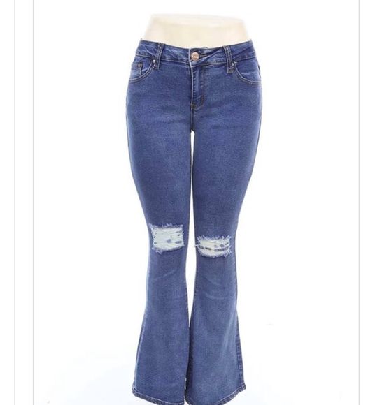 Wide Leg Flare Jeans
