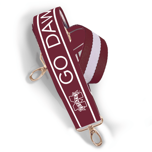 Patterned Shoulder Strap 1.5" - Mississippi State