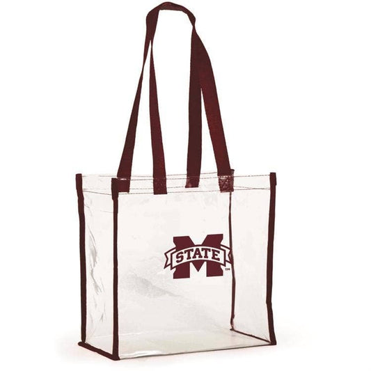 Clear Stadium Tote- Mississippi State