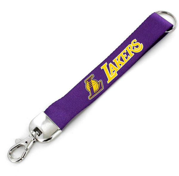 NBA Los Angeles Lakers Deluxe Wristlet Keychain, Purple